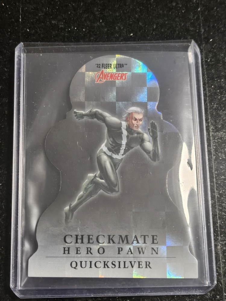 2022 Fleer Ultra Avengers Checkmate Hero Pawn #CP-6 Quicksilver