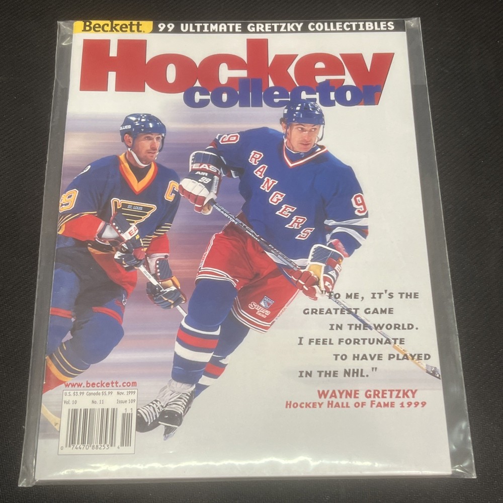 99 Beckett Wayne Gretzky Magazine VF Complete Collectables Card