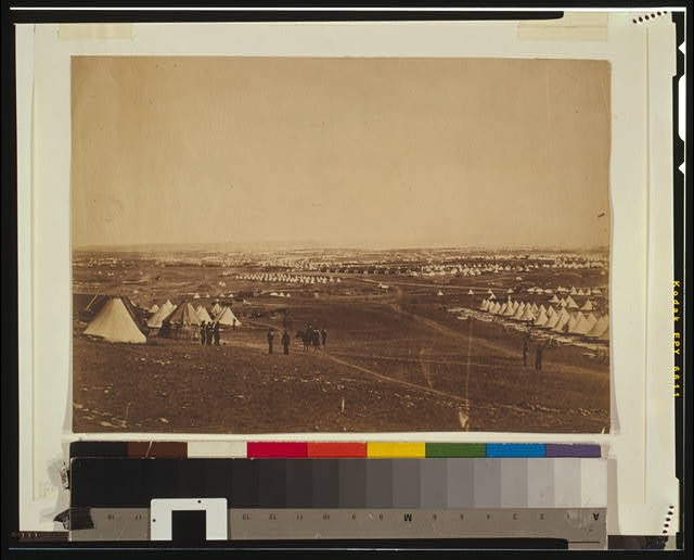 Plateau of Sevastopol,Allied camp,plateau before Sebastopol,1855,Crimean War
