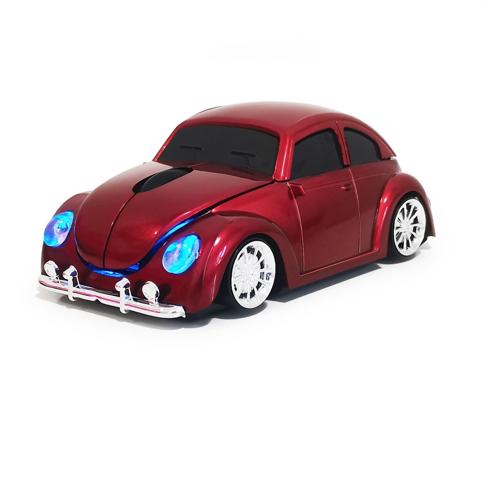 Car Mouse for Computer, Wireless Car Mouse 2.4Ghz Optical Mouse Car Shaped Mo...
