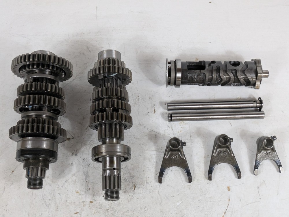 2008-2012 Kawasaki Ninja 250R EX250J Transmission Gears Shift Forks Drum