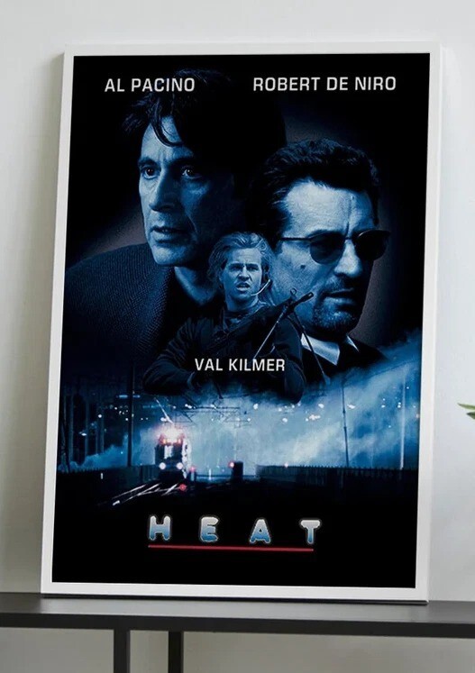 Heat 1995 Vintage Classic Movie Poster