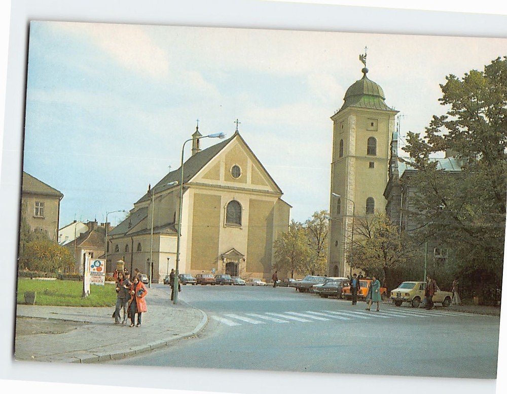 Postcard Church of Saints Stanislaus and Adalbert in Rzeszów Poland