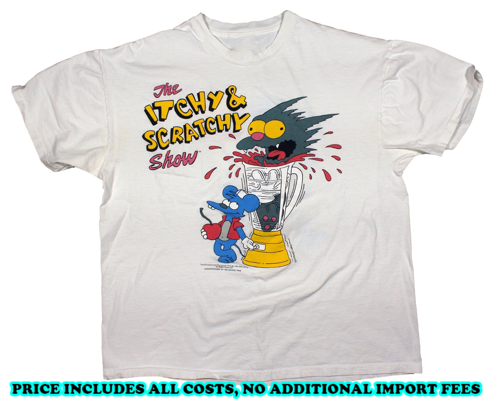 The Itchy and Scratchy Show T-shirt S to 5XL BA357 FREE SHIPPING