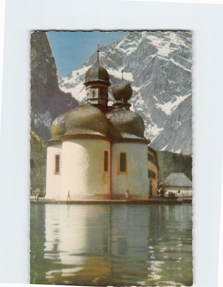 Postcard Pilgrimage Church of St. BartholomewSchönau am Königssee Germany