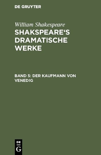 William Shakespeare Der Kaufmann von Venedig (Hardback)