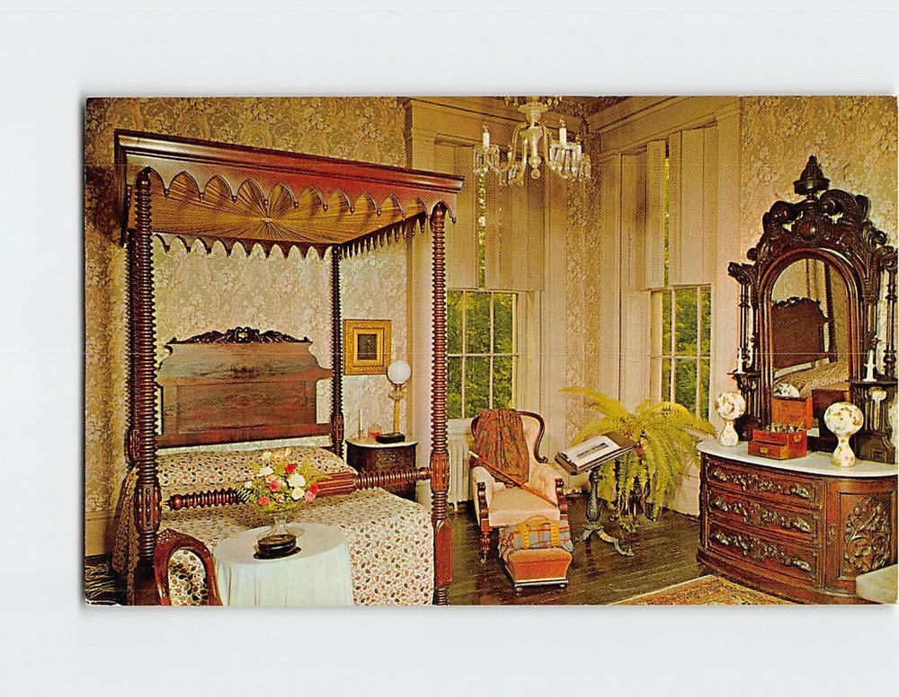 Postcard Mr Shaw's Bedroom 