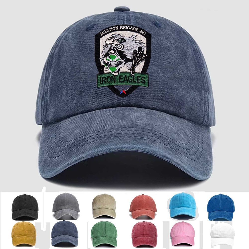Custom Embroidered Hat Aviation Brigade 4th Infantry Division - Iron Eagles