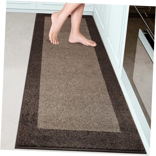 Machine Washable Kitchen Rug Non Slip Kitchen Mat for Floor, 24