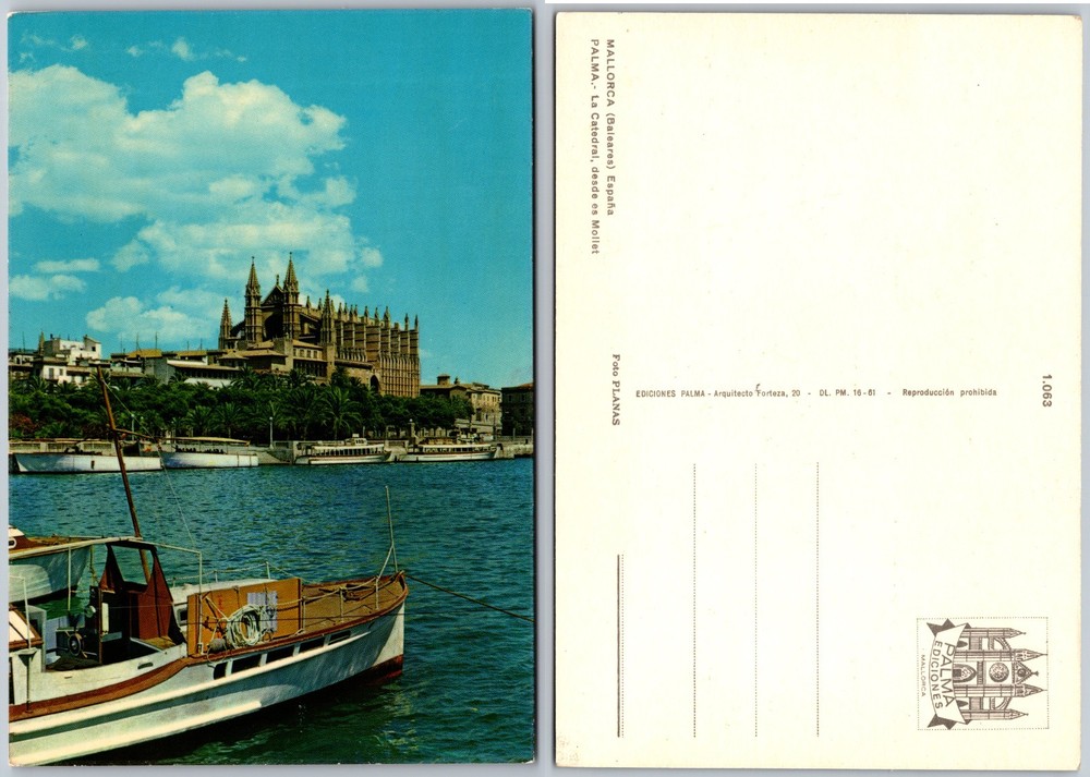 Continental Palma Cathedral Postcard