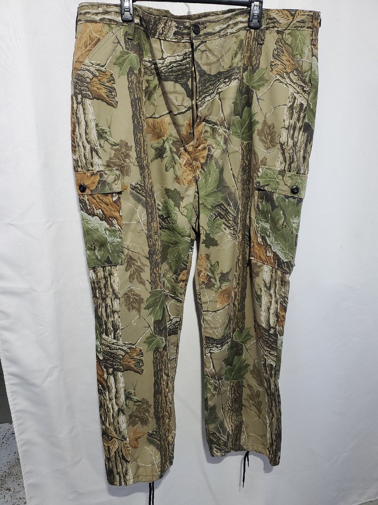 Vintage 90s Liberty REALTREE Camo Hunting Cargo Pants 44-46x32 USA Made