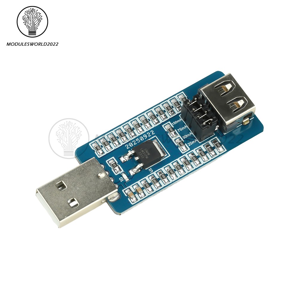 1-10pcs USB A Power Bank Virtual Load Anti-Shutdown Module Switchable Current