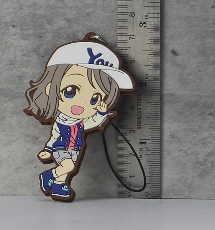 Bandai Love Live! Sunshine!! You Watanabe Rubber Mascot Figure Keychain