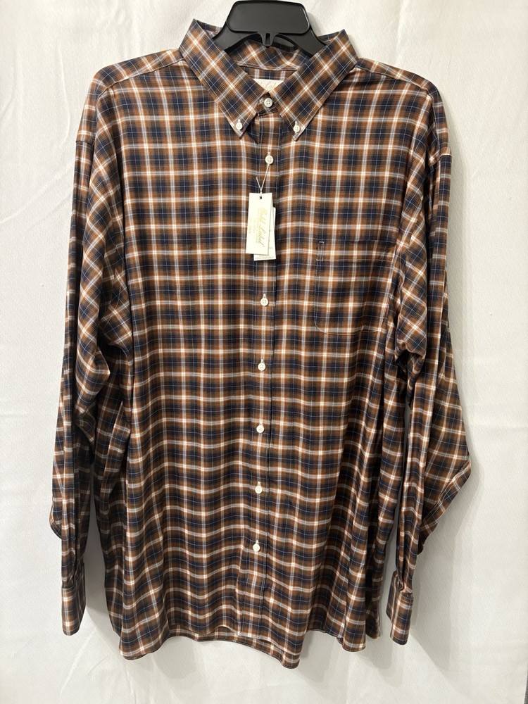 Roundtree & Yorke Gold Label Mens Long Sleeve Shirt NEW Size 3XT