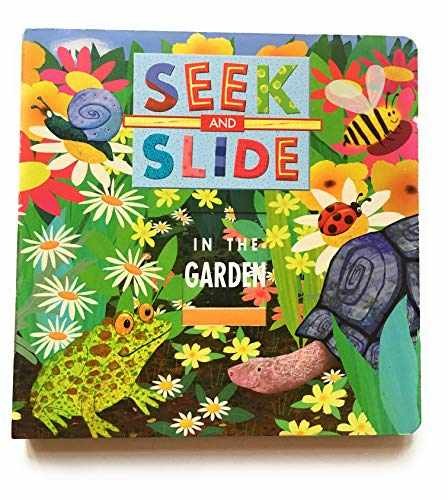 Seek and Slide in the Garden - Board book, by Sharon Harmer - Acceptable n