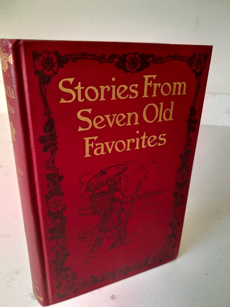 Antique 1907 The Children's Hour Vol 5: 7 Old Favorites Houghton Mifflin HC VG
