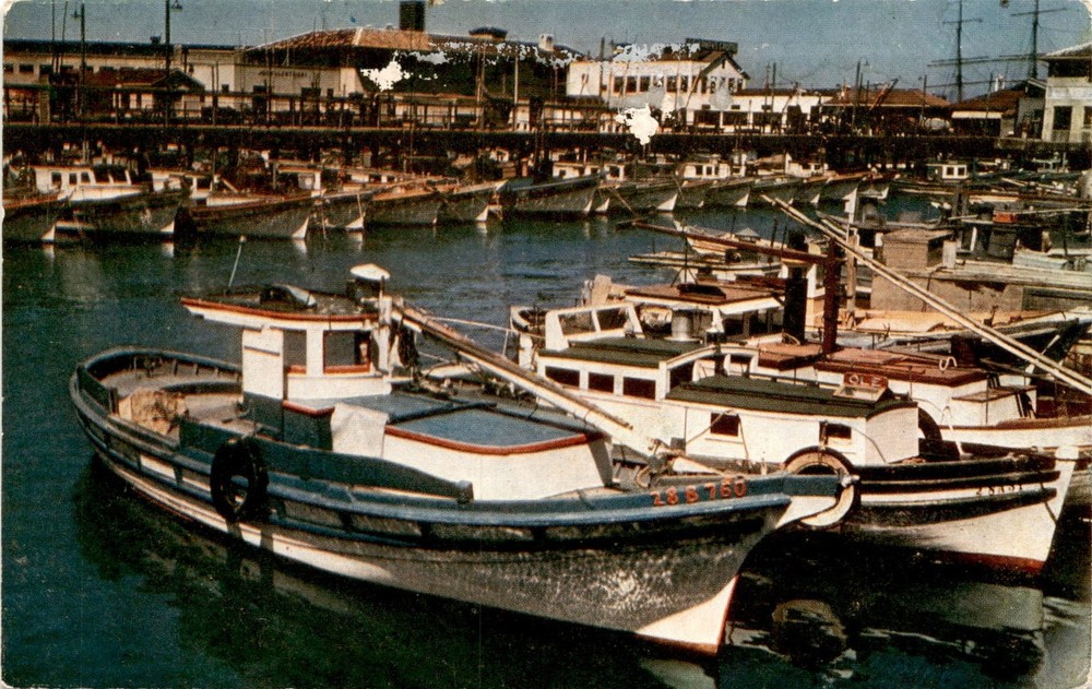 San Francisco, Fisherman's Wharf, Mike Roberts, Spectratone, Kodachrome Postcard