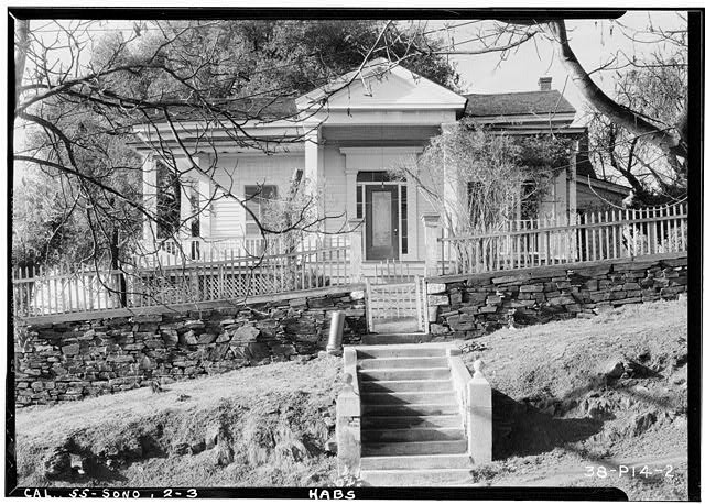 Cady House,Dodge & Norlin Streets,Sonora,Tuolumne County,California,CA,HABS,2