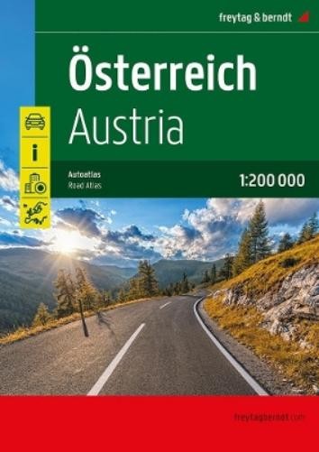 Freytag-Berndt Austria, Road Atlas 1:200.000 (Paperback)