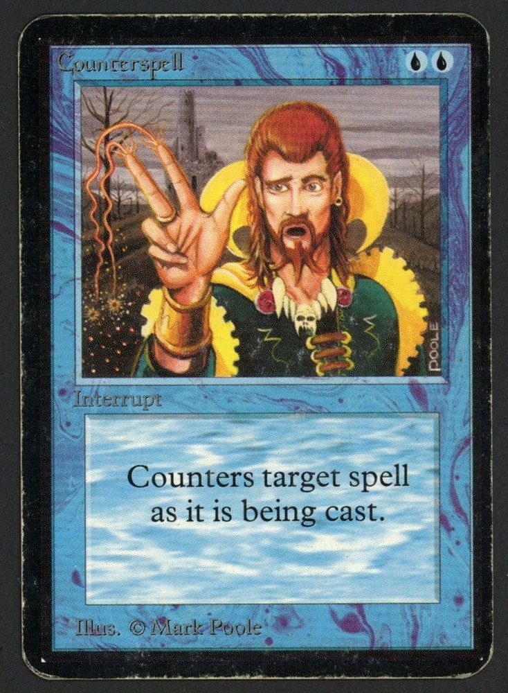 ***Alpha Counterspell*** MTG Alpha Magic Kid Icarus