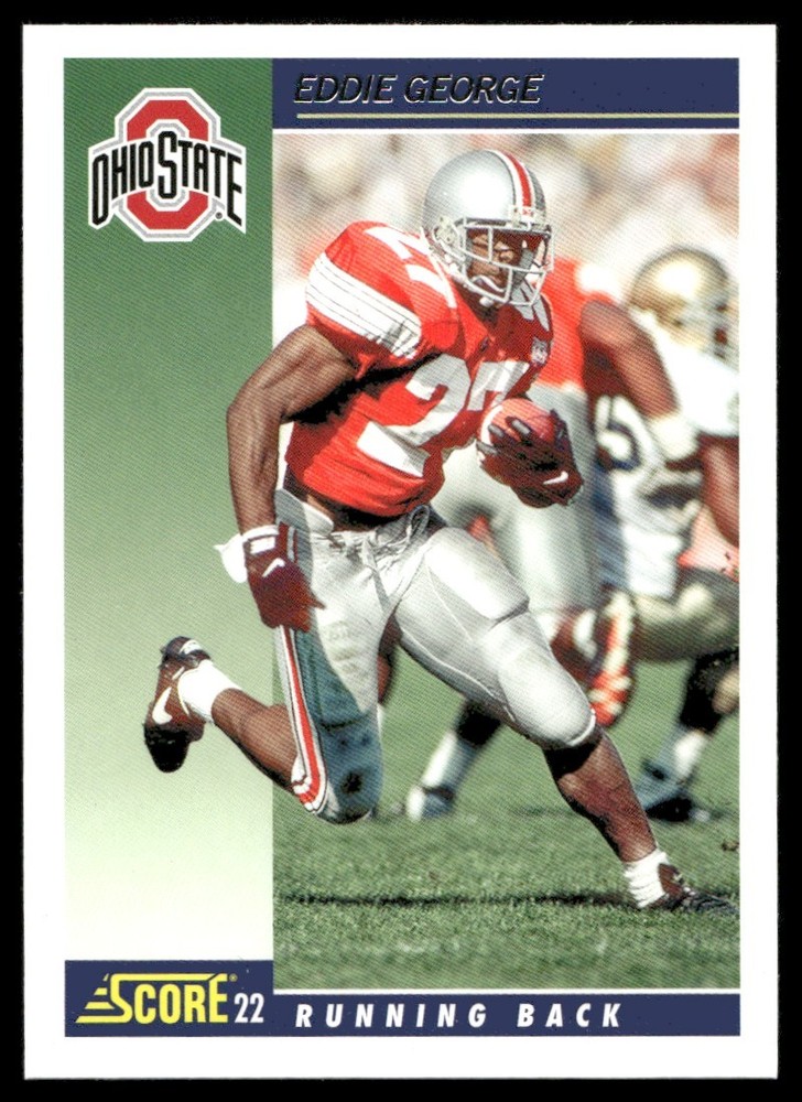 2022 Panini Chronicles Draft Picks Score Retro Eddie George Ohio State Buckeyes Football Card  