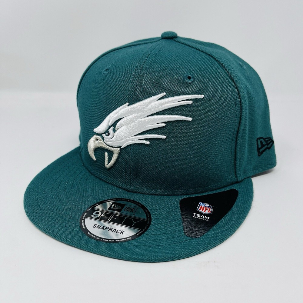 New Era 9FIFTY NFL Philadelphia Eagles Mens Snapback Hat Cap Team Logo Colors