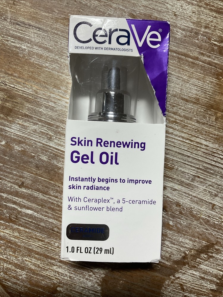 Cerave Skin Renewing Gel Oil Face Moisturizer 1.0oz 29ml Hydrating Formula