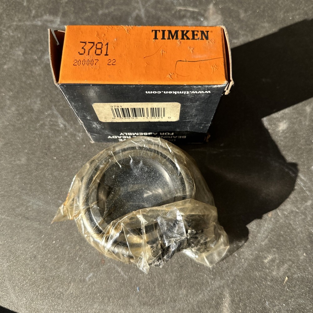 NOS Timken 3781 Taper Roller Bearing Cone New Old Stock