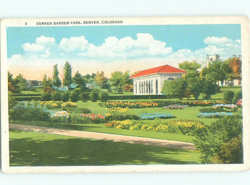 W-border GARDEN SCENE Denver Colorado CO m/09 AF7033