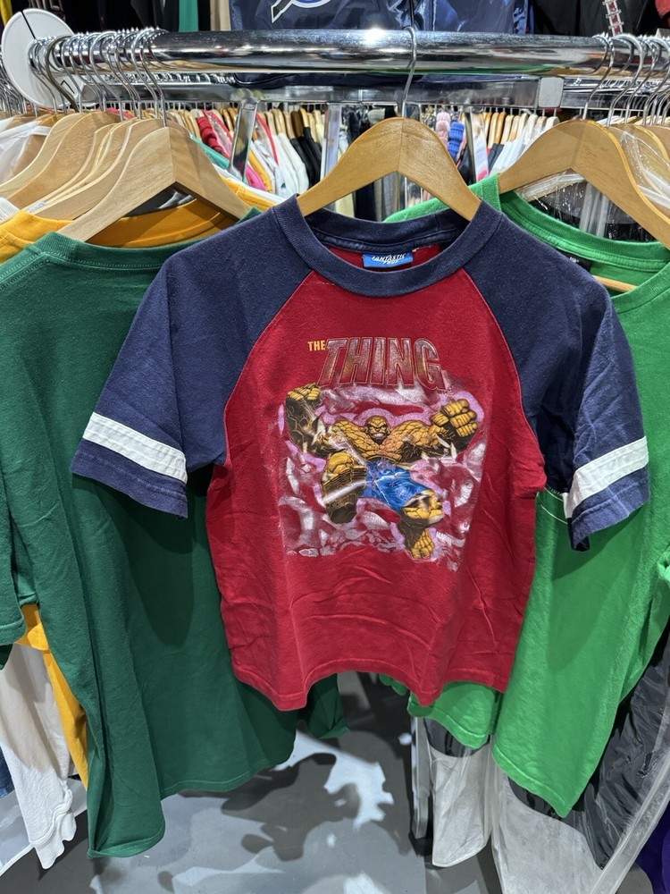 Vintage 2005 Marvel's Fantastic Four The Thing 3D Graphic T Shirt Size Large