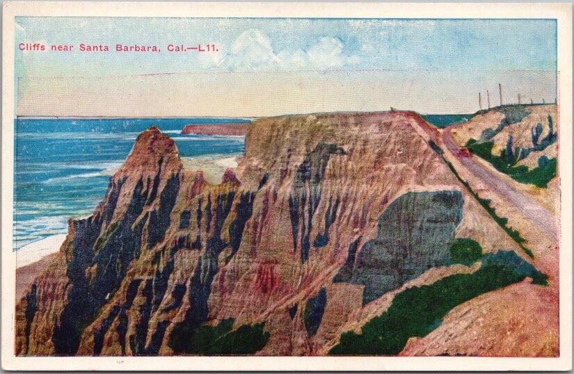 Vintage 1920s SANTA BARBARA California Postcard 