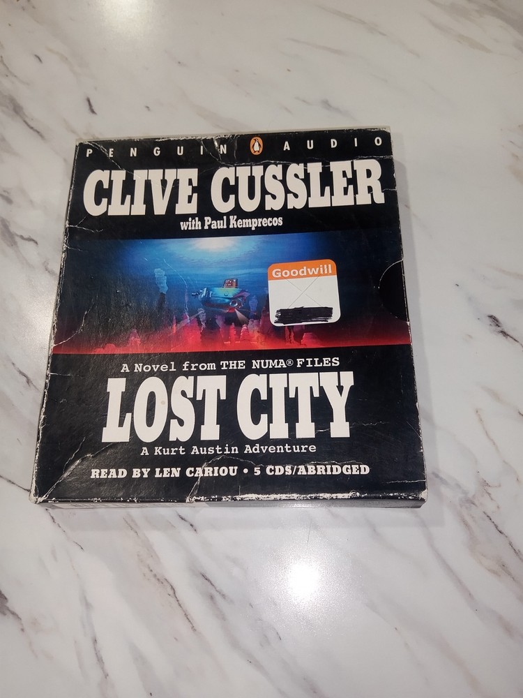 Lost City By Clive Cussler 5 CD Audiobook Abridged Numa Files