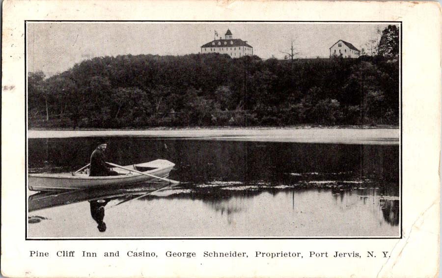 Port Jervis New York NY : BOAT SCENE m/14 AX0118