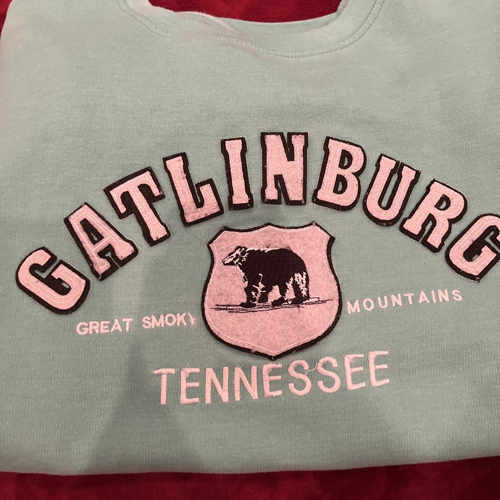 Gatlinburg Tennessee Great Smoky Mountains Pullover XL Cute Women’s Fall Winter