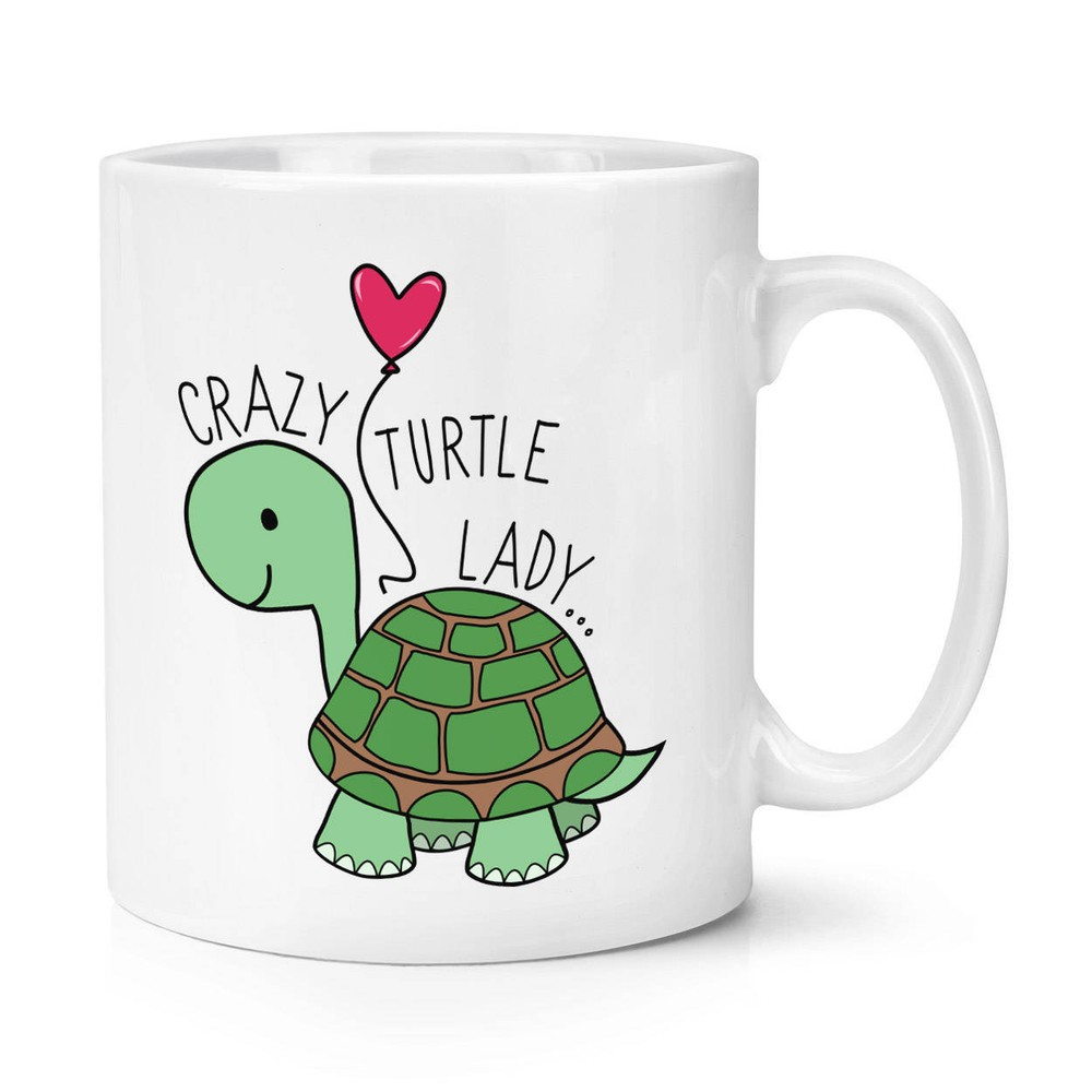 Crazy Turtle Lady Coffee Mug for Tea or Hot Drinks  