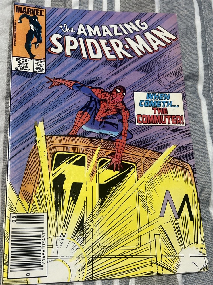 The Amazing Spider-Man #267 Newsstand Variant (Marvel Comics August 1985)