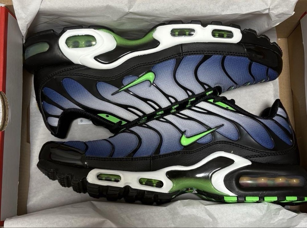 Men Air Max Plus “Black Scream Green” Size 11 DX4326-001