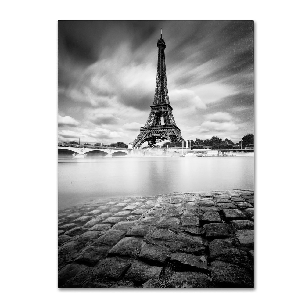 Eiffel Tower Study I by Moises Levy 30x47-Inch Canvas Wall Art