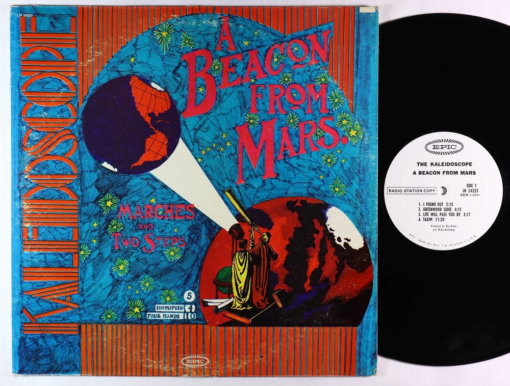 Kaleidoscope - A Beacon From Mars LP - Epic VG+ PROMO