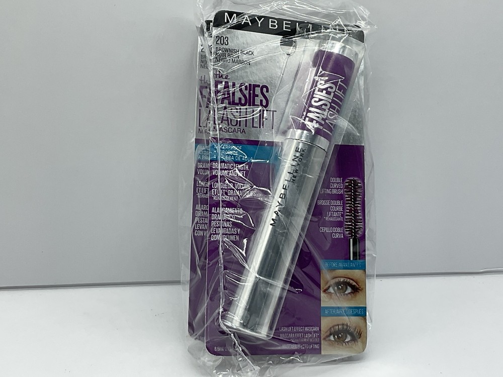 2 Pack Maybelline Falsies Lash Lift Waterproof Mascara in Brownish Black 203
