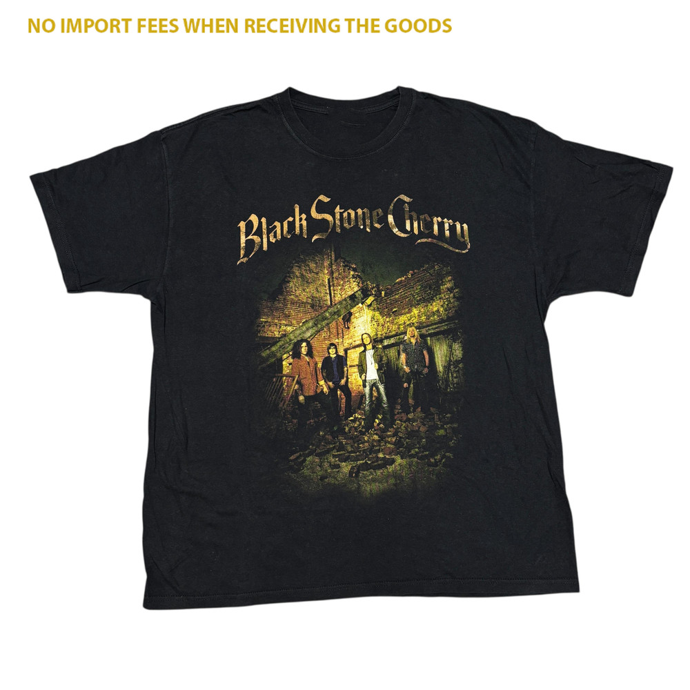 Vintage Black Stone Cherry Band Member Gift For Fans Black S-5XL Shirt UE050