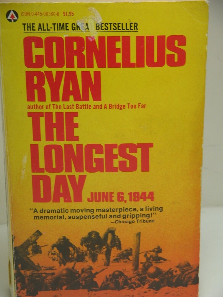 Vintage Paperback Book Cornelius Ryan The Longest Day: June 6, 1944 Used