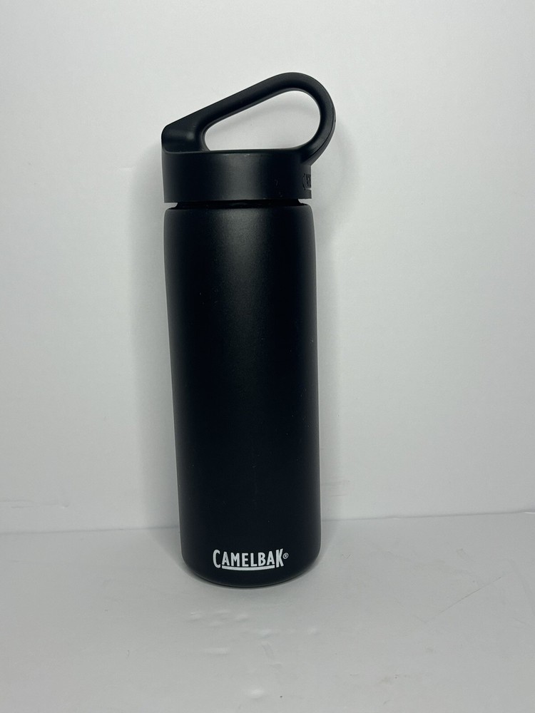 CamelBak Carry Cap Vacuum Insulated Stainless Steel Black Bottle 20oz