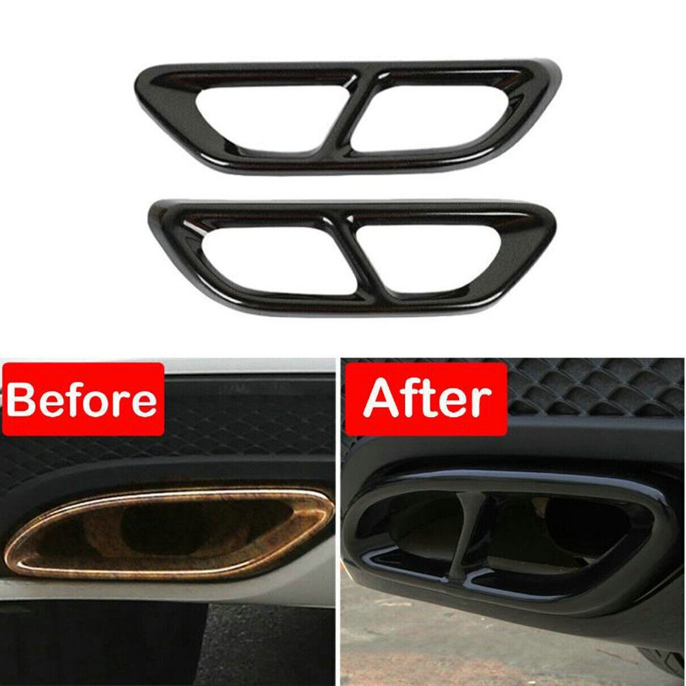 Car Rear Cylinder Exhaust Pipe Cover Trim For Honda Accord 2018-2022 Accessories