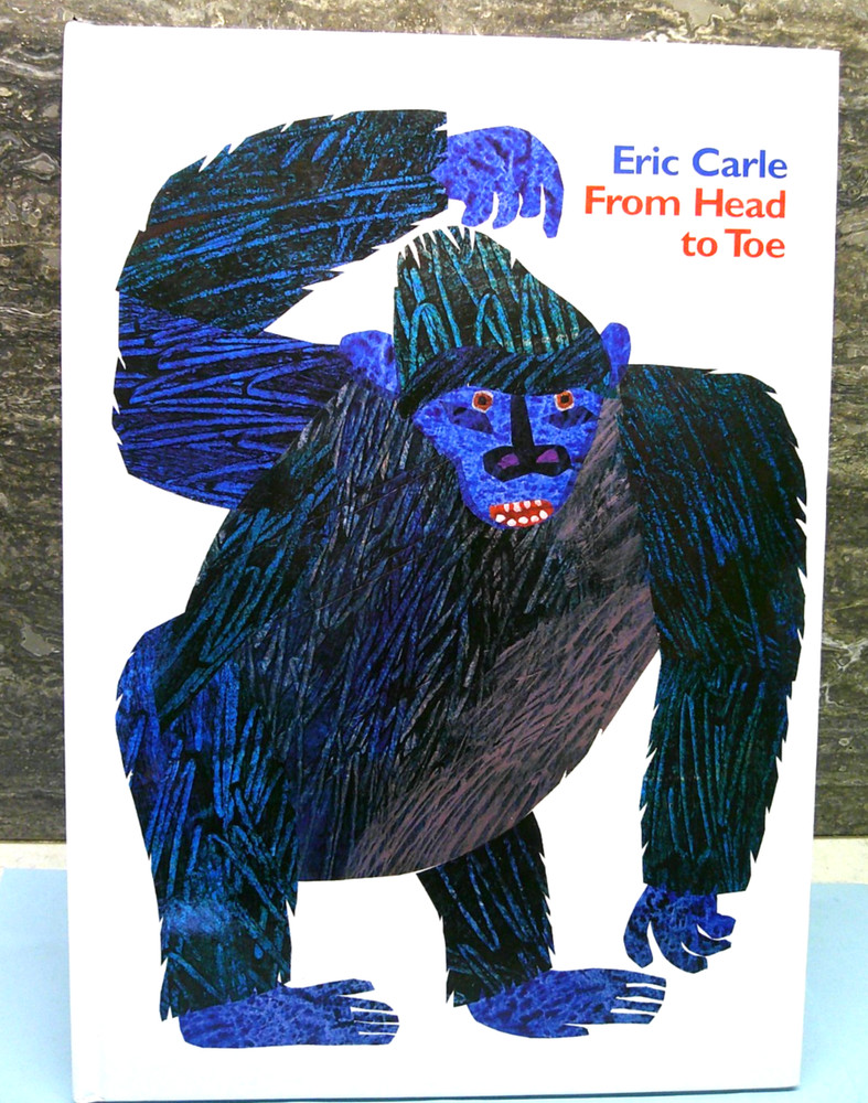 SIGNED Eric Carle FROM HEAD TO TOE Hardcover: Large Book