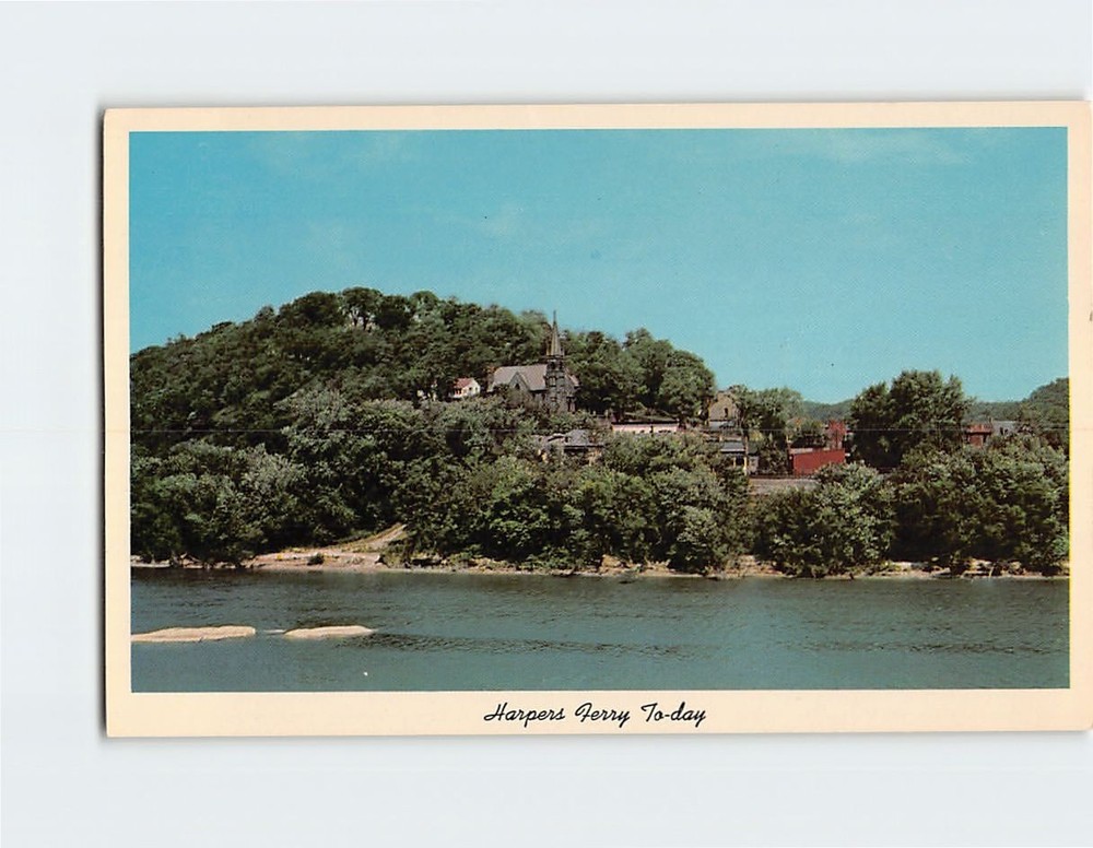 Postcard St. Peter's Catholic Church Harpers Ferry West Virginia USA