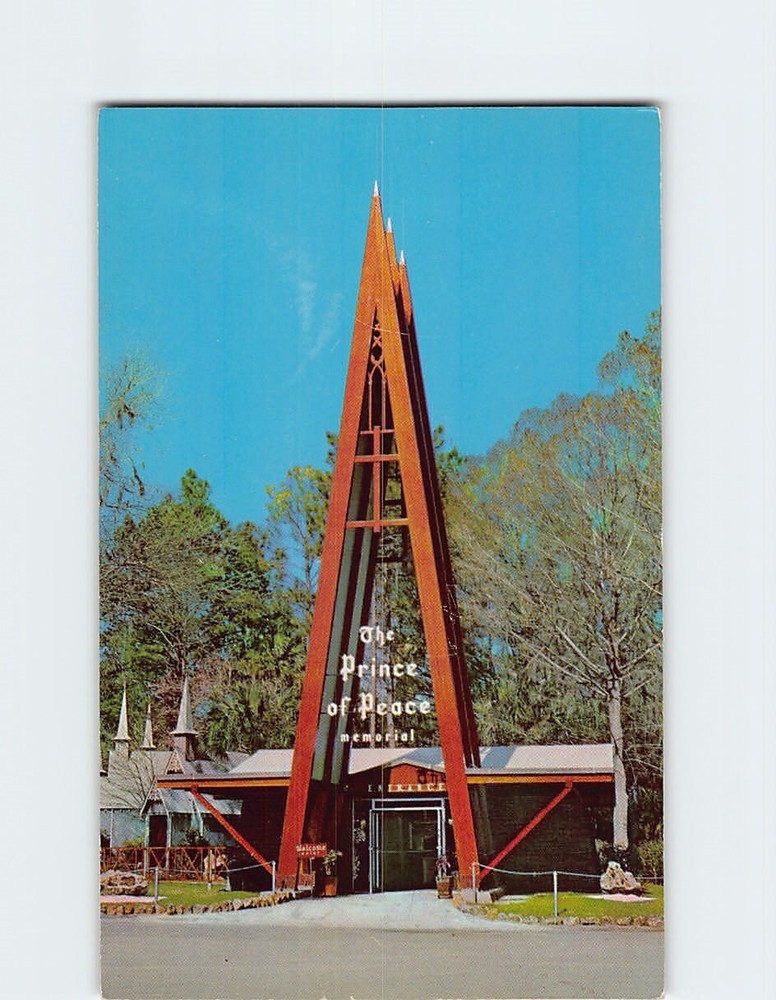 Postcard Prince of Peace Memorial Silver Springs Florida