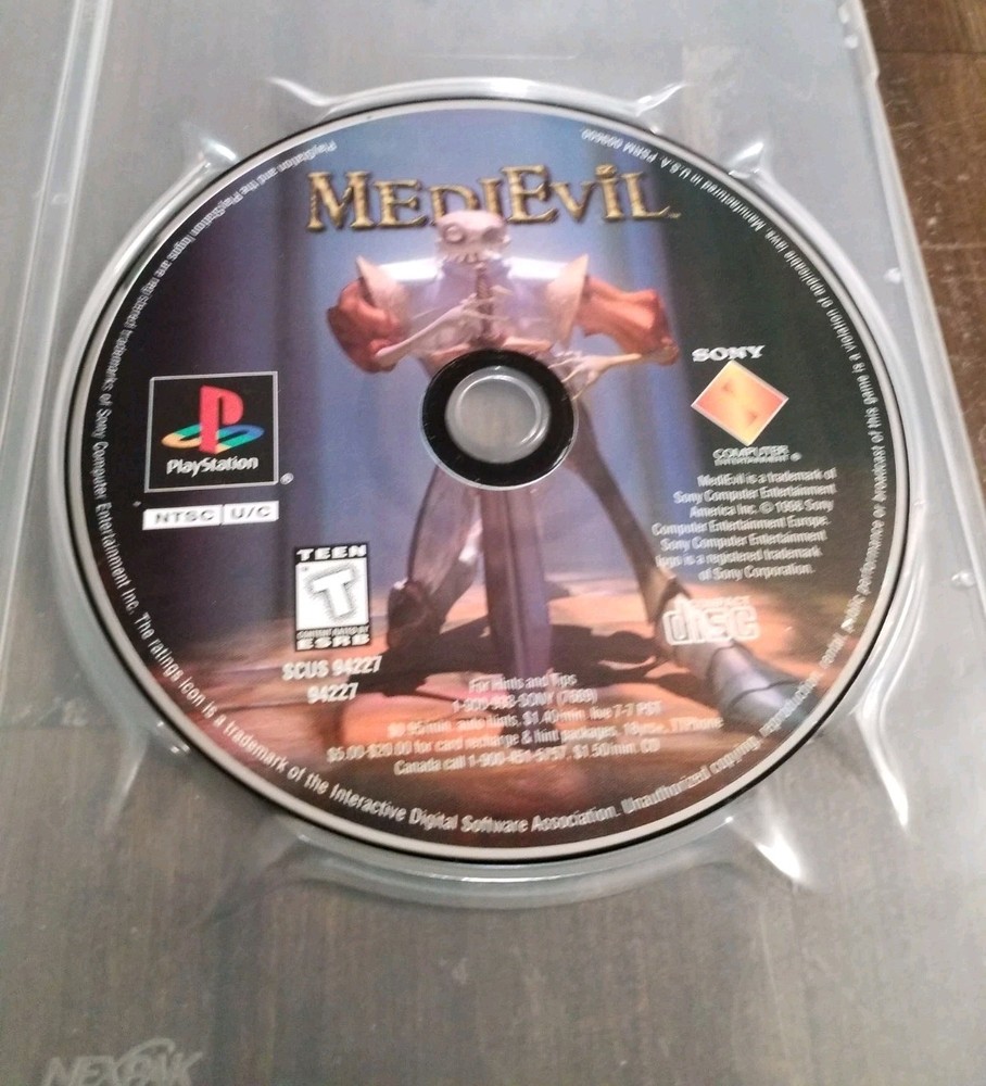 MediEvil II 2 (Sony PlayStation 1, 2000) PS1 Disc Only