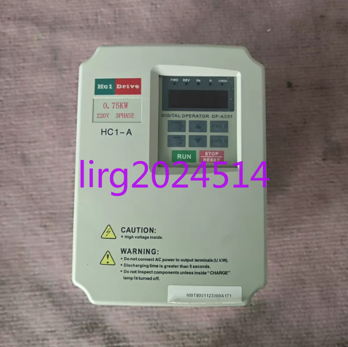 1pc used  HOLIP HC1-A HC1A0D7523C 0.75KW 220V
