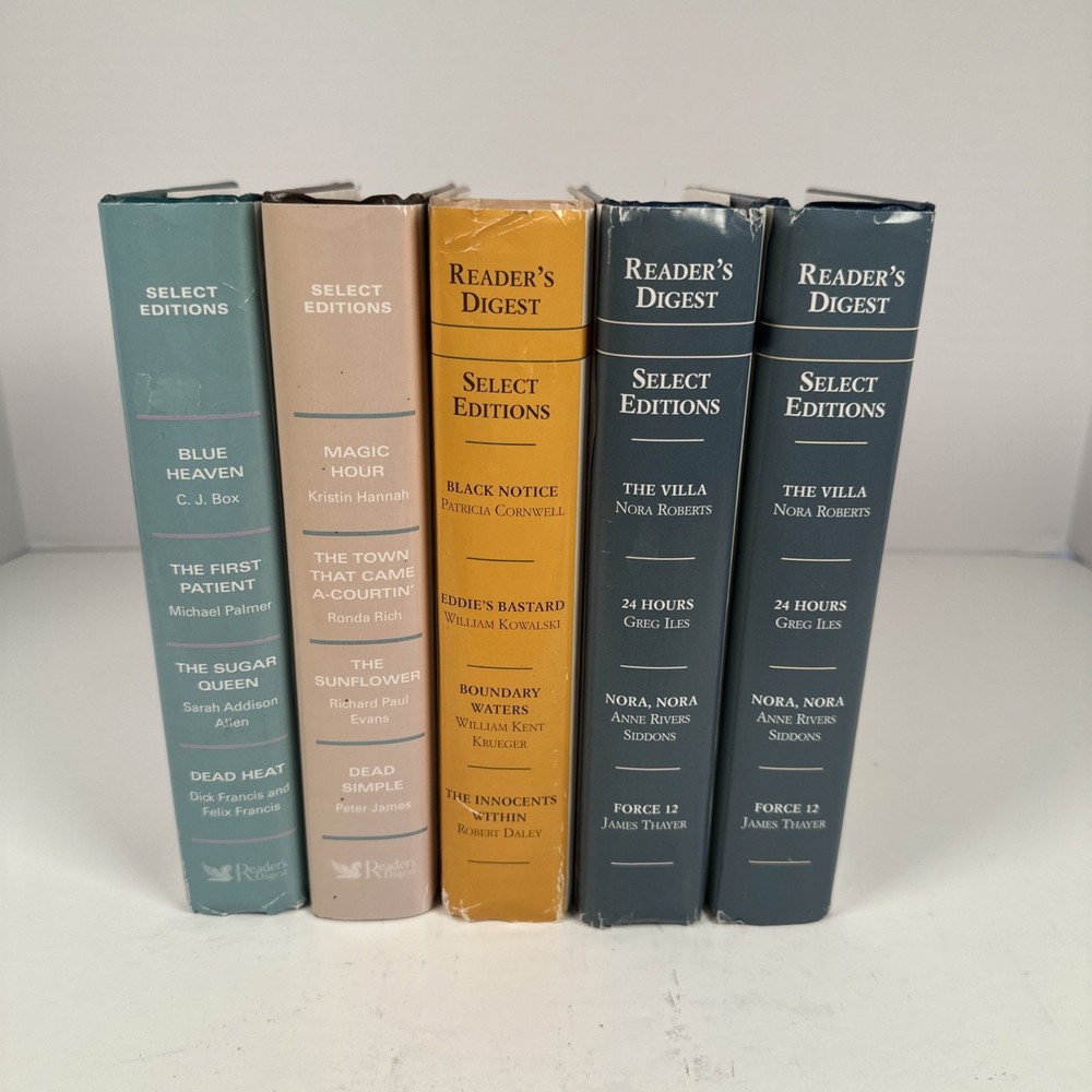 Five Volume A Lot Of Readers Digest Condensed Version Books